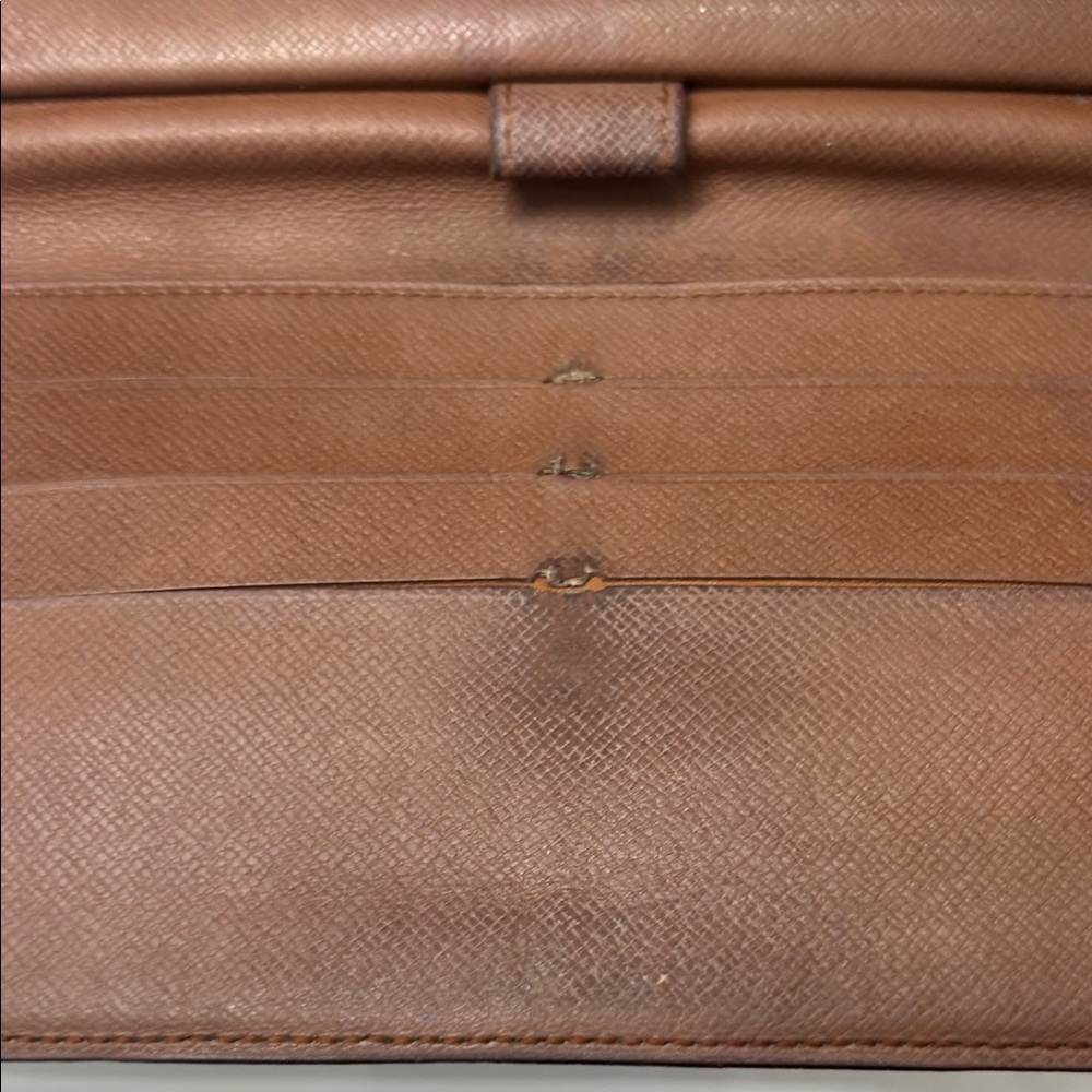 Louis Vuitton Authentic Dark Brown Monogram Porte Tresor long Wallet - Picture 6 of 11
